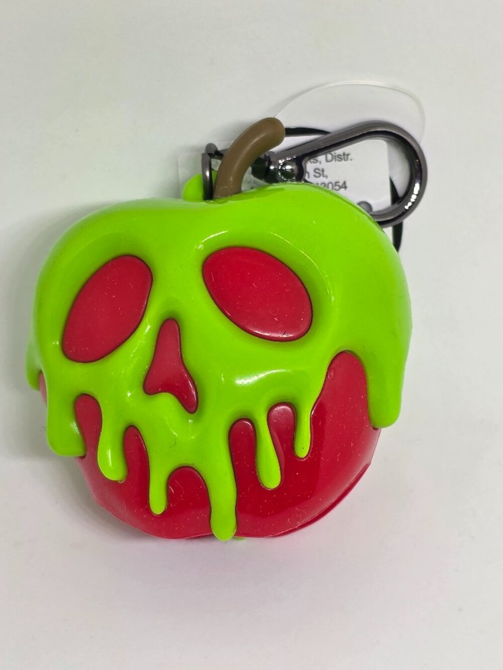 NWT Disney Villains EVIL QUEEN Poison Apple Glow-In-Dark Hand Sanitizer Holder
